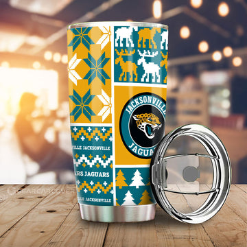 Jacksonville Jaguars Tumbler Cup Custom Ugly Style Car Accessories - Gearcarcover - 1
