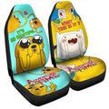 Jake And Finn Adventure Time Car Seat Covers Custom Cartoon Car Accessories - Gearcarcover - 3