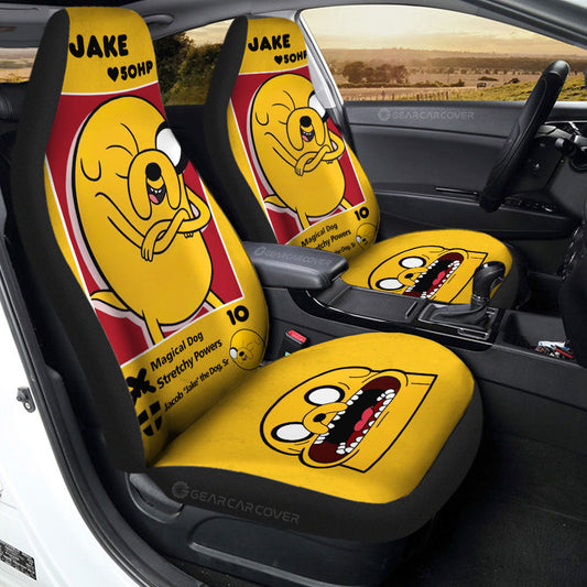 Jake Car Seat Covers Custom Adventure Time Car Accessories - Gearcarcover - 2