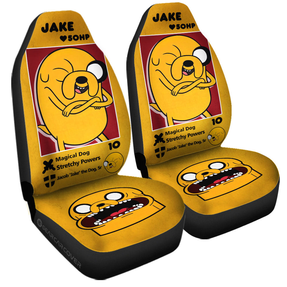 Jake Car Seat Covers Custom Adventure Time Car Accessories - Gearcarcover - 3