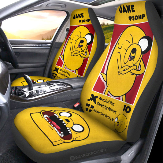 Jake Car Seat Covers Custom Adventure Time Car Accessories - Gearcarcover - 1