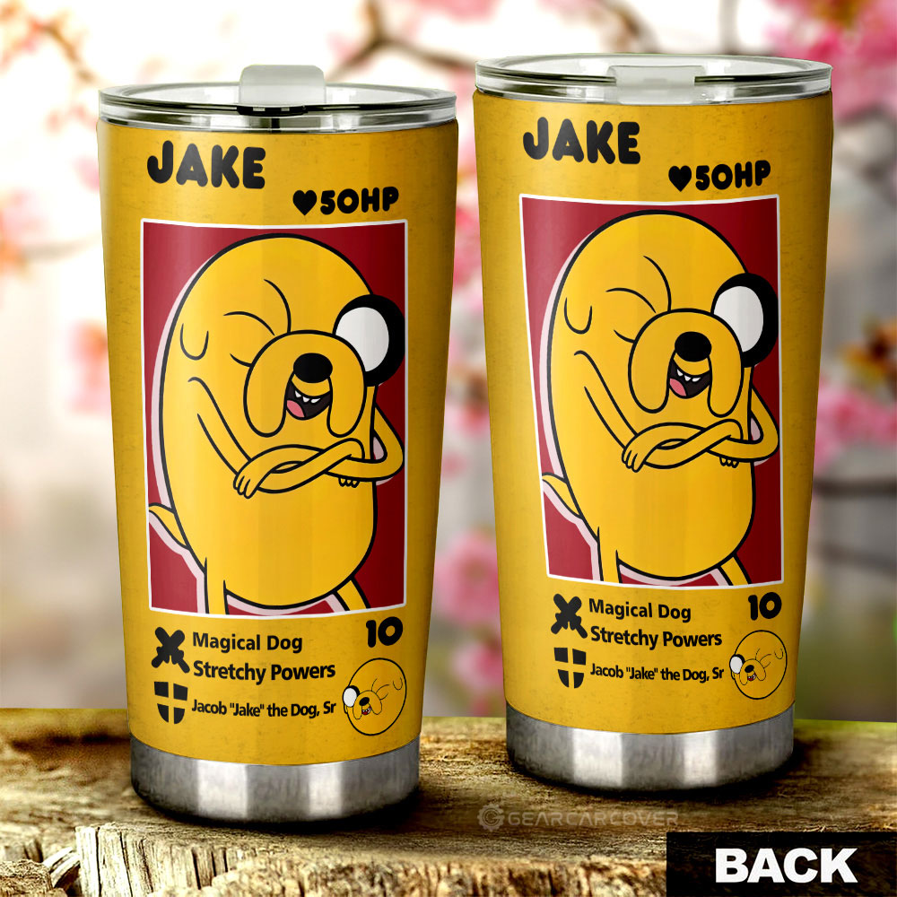 Jake Tumbler Cup Custom Adventure Time Car Accessories - Gearcarcover - 2