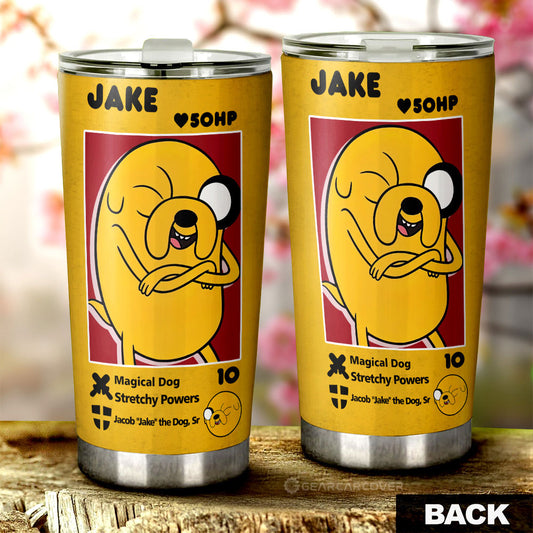 Jake Tumbler Cup Custom Adventure Time Car Accessories - Gearcarcover - 2