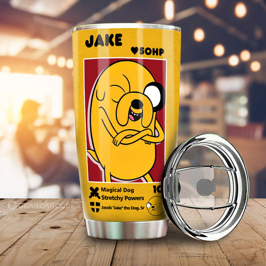 Jake Tumbler Cup Custom Adventure Time Car Accessories - Gearcarcover - 1