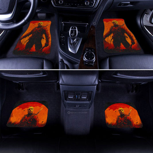 Jason Voorhees Car Floor Mats Custom Horror Car Accessories - Gearcarcover - 2