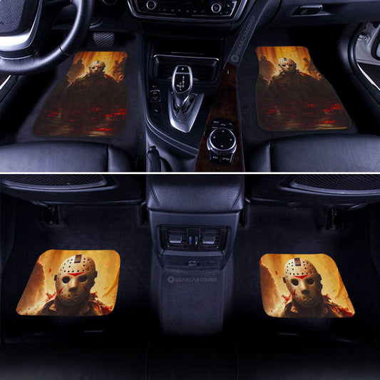 Jason Voorhees Car Floor Mats Custom Horror Car Accessories - Gearcarcover - 2