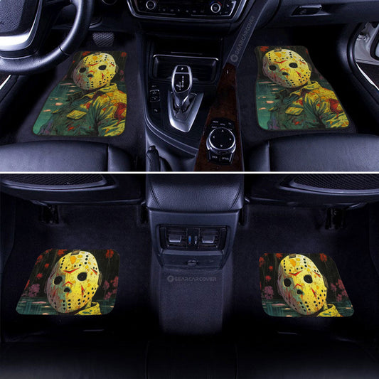 Jason Voorhees Car Floor Mats Custom Horror Car Accessories - Gearcarcover - 2