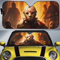Jason Voorhees Car Sunshade Custom Horror Car Accessories - Gearcarcover - 1
