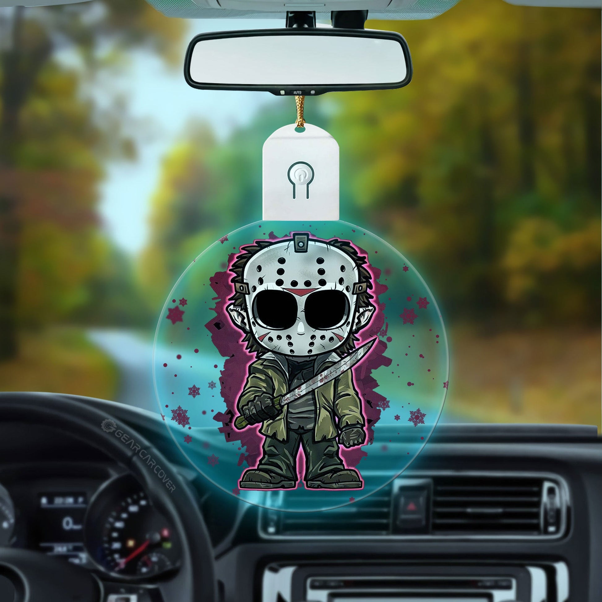 Jason Voorhees Led Ornament Custom Car Decorations - Gearcarcover - 3