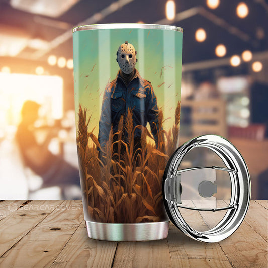 Jason Voorhees Tumbler Cup Custom Horror Car Accessories - Gearcarcover - 1