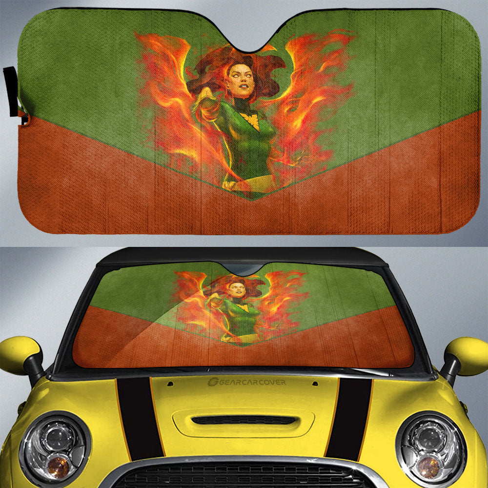 Jean Grey Car Sunshade Custom Car Accessories - Gearcarcover - 1