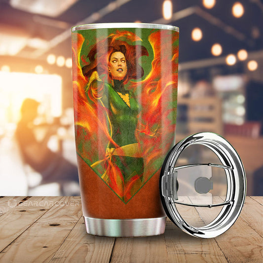 Jean Grey Tumbler Cup Custom Car Accessories - Gearcarcover - 2