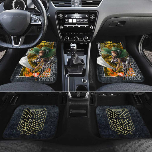 Jean Kirstein Car Floor Mats Custom Attack On Titan Car Accessories - Gearcarcover - 2