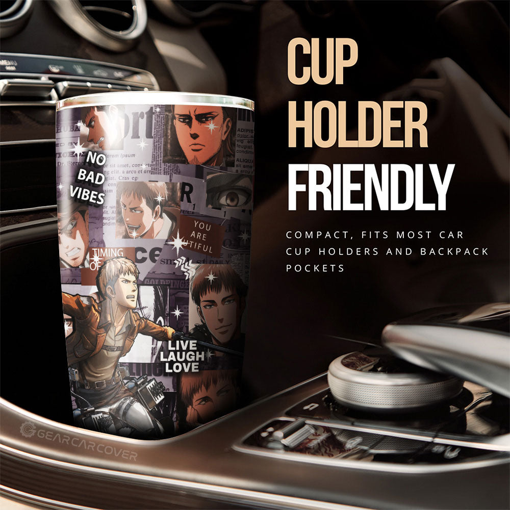 Jean Kirstein Tumbler Cup Custom Car Interior Accessories - Gearcarcover - 3