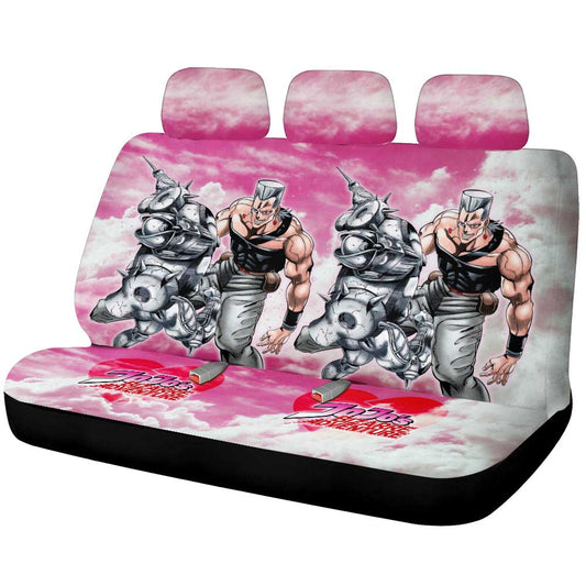 Jean Pierre Polnareff Car Back Seat Cover Custom Bizarre Adventures - Gearcarcover - 1