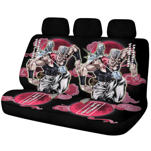 Jean Pierre Polnareff Car Back Seat Covers Custom Bizarre Adventure Car Accessories - Gearcarcover - 1