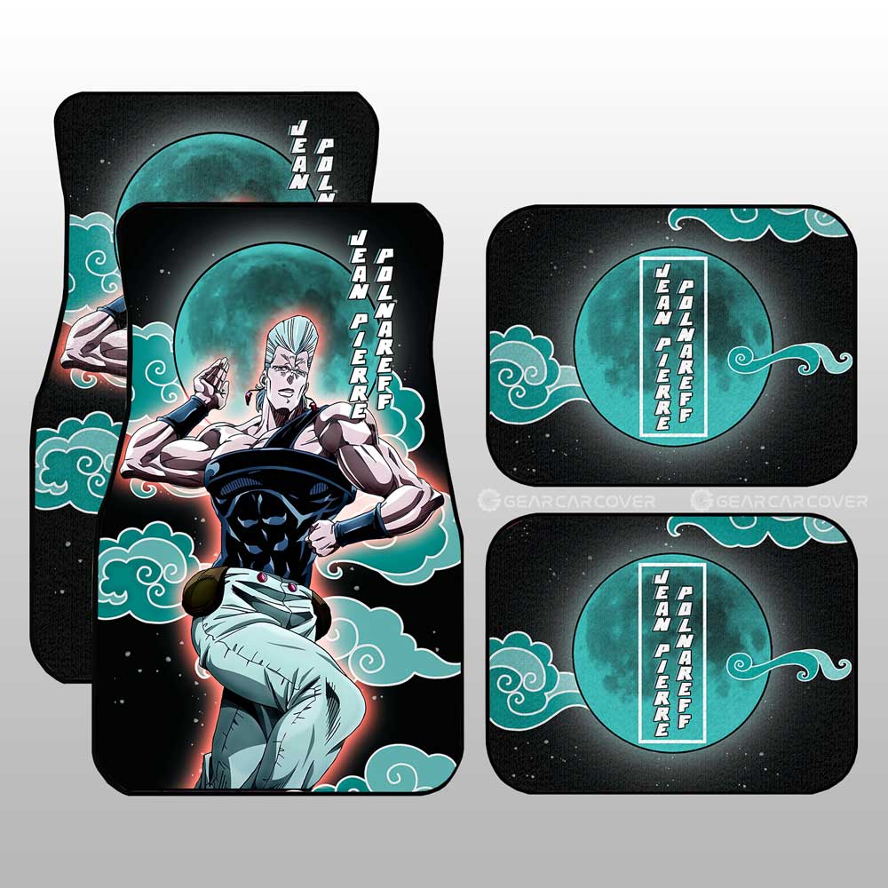 Jean Pierre Polnareff Car Floor Mats Custom Bizarre Adventure - Gearcarcover - 1