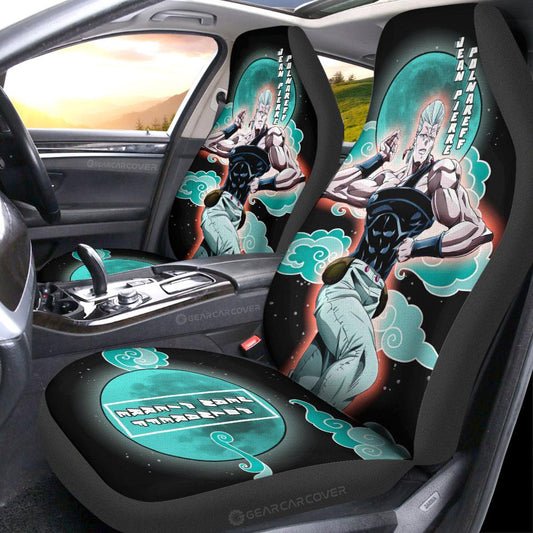 Jean Pierre Polnareff Car Seat Covers Custom Bizarre Adventure - Gearcarcover - 2