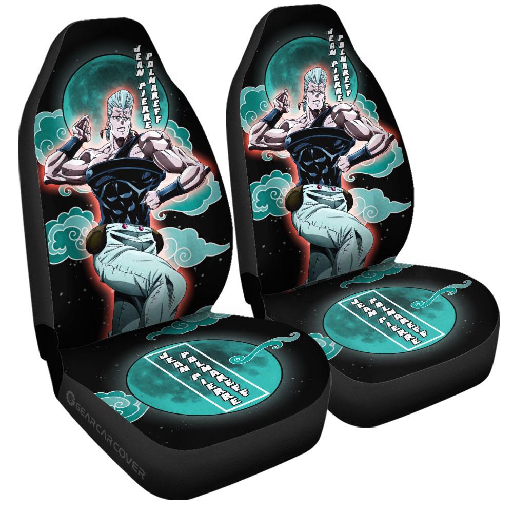 Jean Pierre Polnareff Car Seat Covers Custom Bizarre Adventure - Gearcarcover - 3