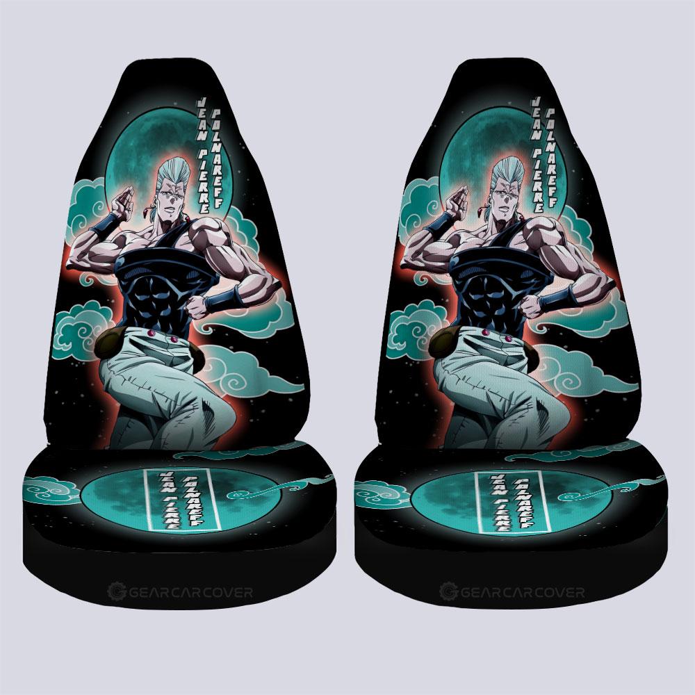 Jean Pierre Polnareff Car Seat Covers Custom Bizarre Adventure - Gearcarcover - 4