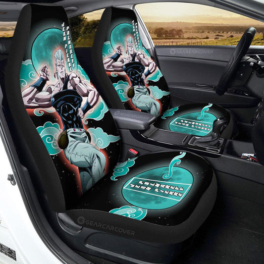 Jean Pierre Polnareff Car Seat Covers Custom Bizarre Adventure - Gearcarcover - 1