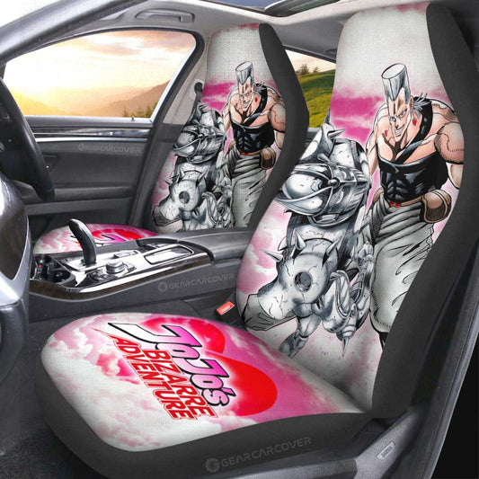 Jean Pierre Polnareff Car Seat Covers Custom Bizarre Adventures - Gearcarcover - 2
