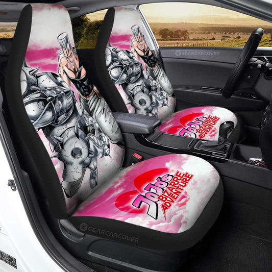Jean Pierre Polnareff Car Seat Covers Custom Bizarre Adventures - Gearcarcover - 1