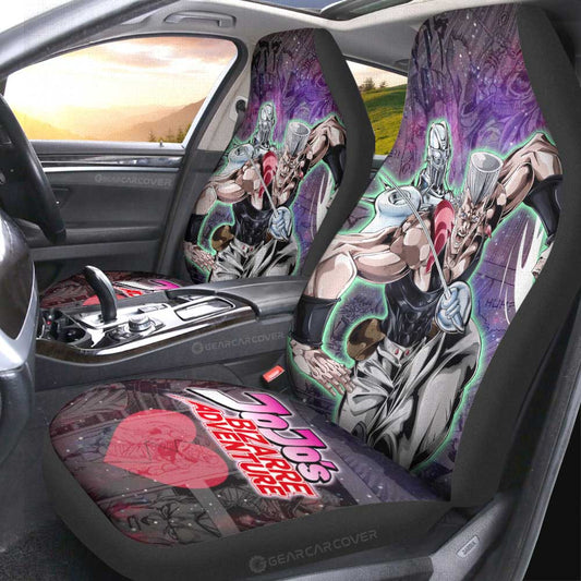 Jean Pierre Polnareff Car Seat Covers Custom Galaxy Manga JJBA - Gearcarcover - 2
