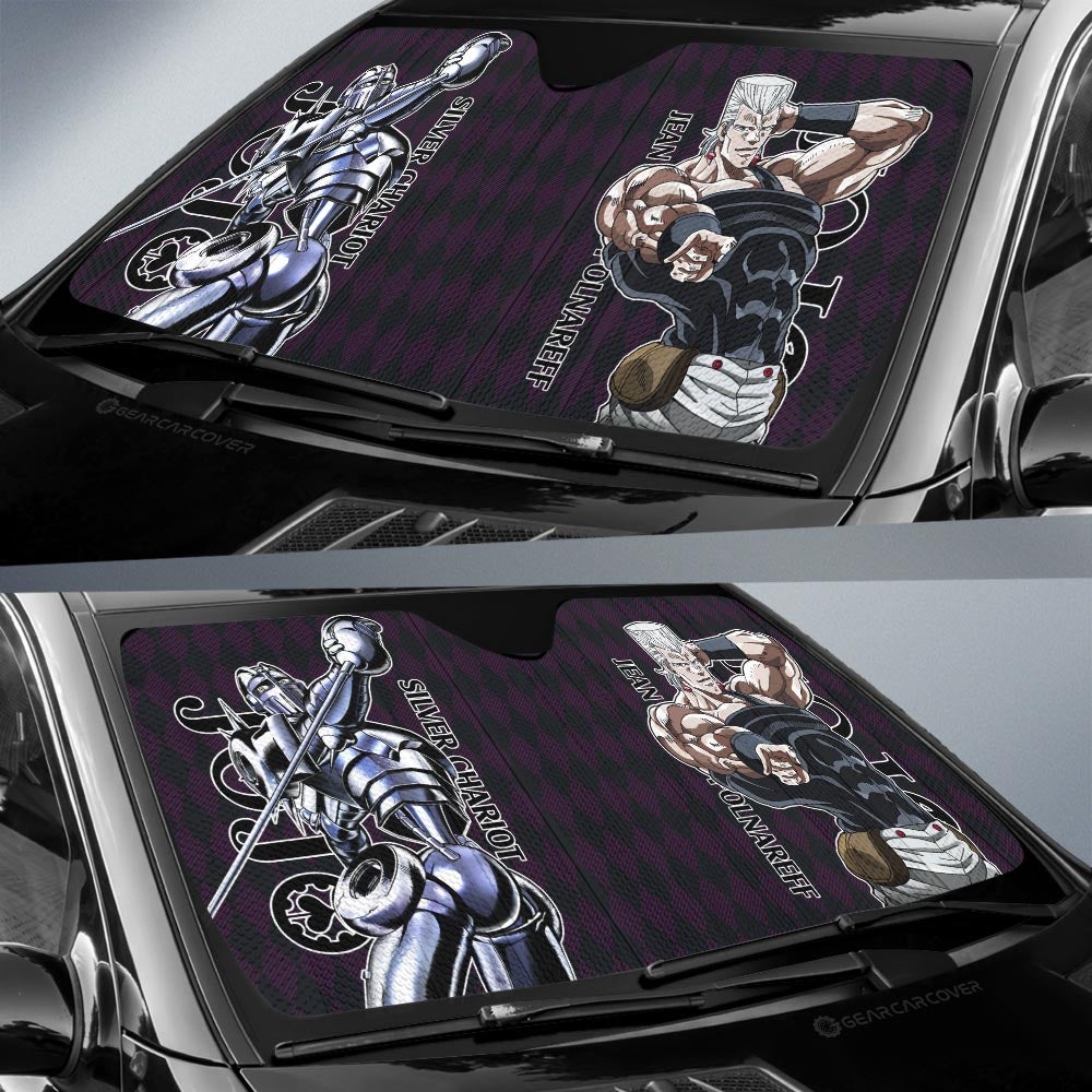 Jean Pierre Polnareff Car Sunshade Custom Bizarre Adventure Car Accessories - Gearcarcover - 2