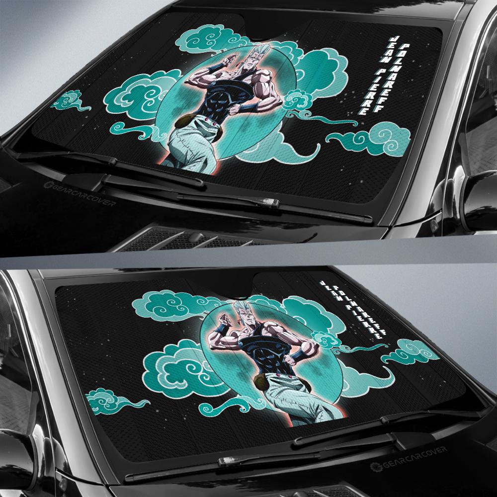 Jean Pierre Polnareff Car Sunshade Custom Bizarre Adventure - Gearcarcover - 2