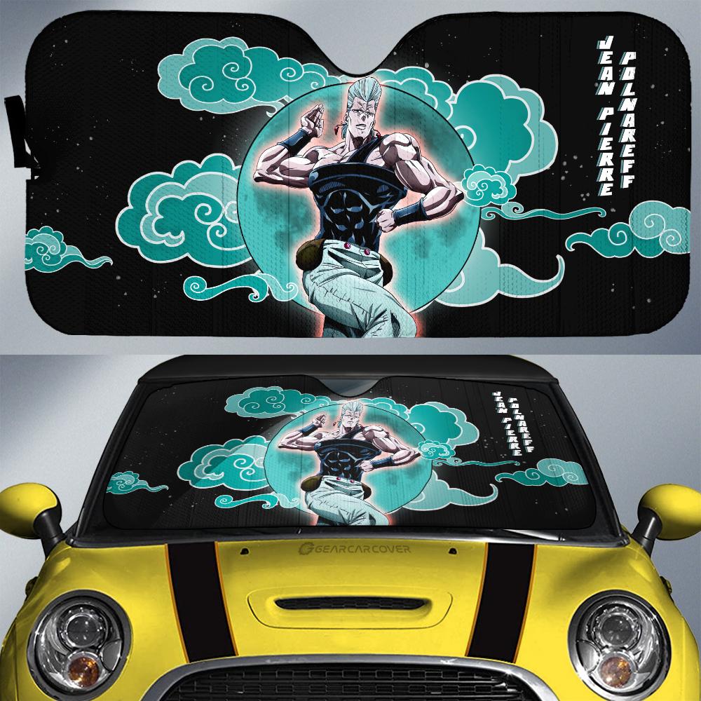 Jean Pierre Polnareff Car Sunshade Custom Bizarre Adventure - Gearcarcover - 1