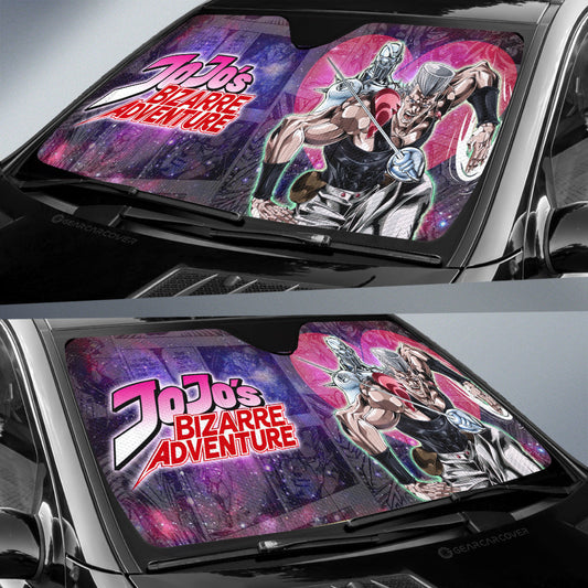 Jean Pierre Polnareff Car Sunshade Custom Galaxy Manga JJBA - Gearcarcover - 2
