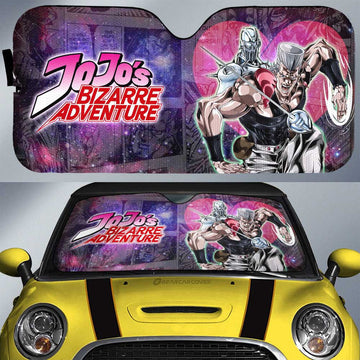 Jean Pierre Polnareff Car Sunshade Custom Galaxy Manga JJBA - Gearcarcover - 1