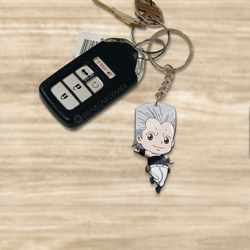 Jean Pierre Polnareff Keychain Custom Bizarre Adventure Car Accessories - Gearcarcover - 1