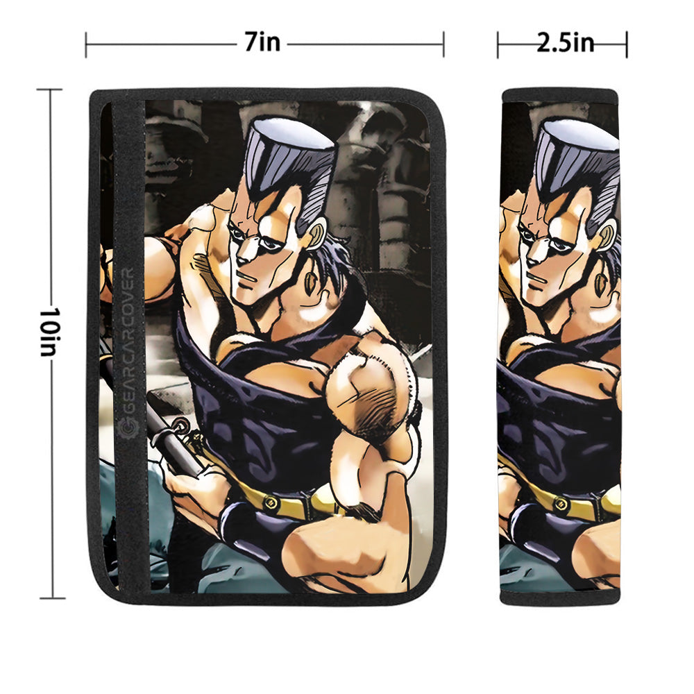 Jean Pierre Polnareff Seat Belt Covers Custom Bizarre Adventure Car Accessories - Gearcarcover - 1