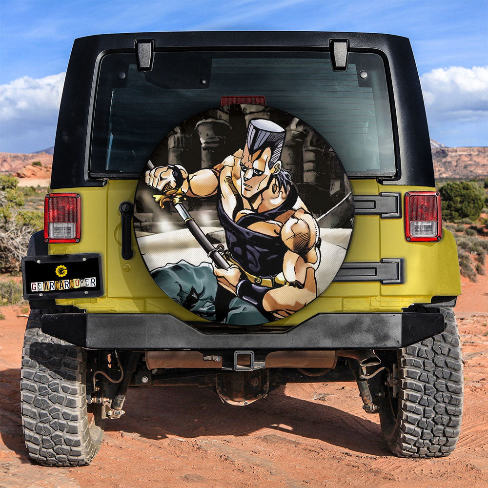 Jean Pierre Polnareff Spare Tire Covers Custom Bizarre Adventure Car Accessories - Gearcarcover - 3