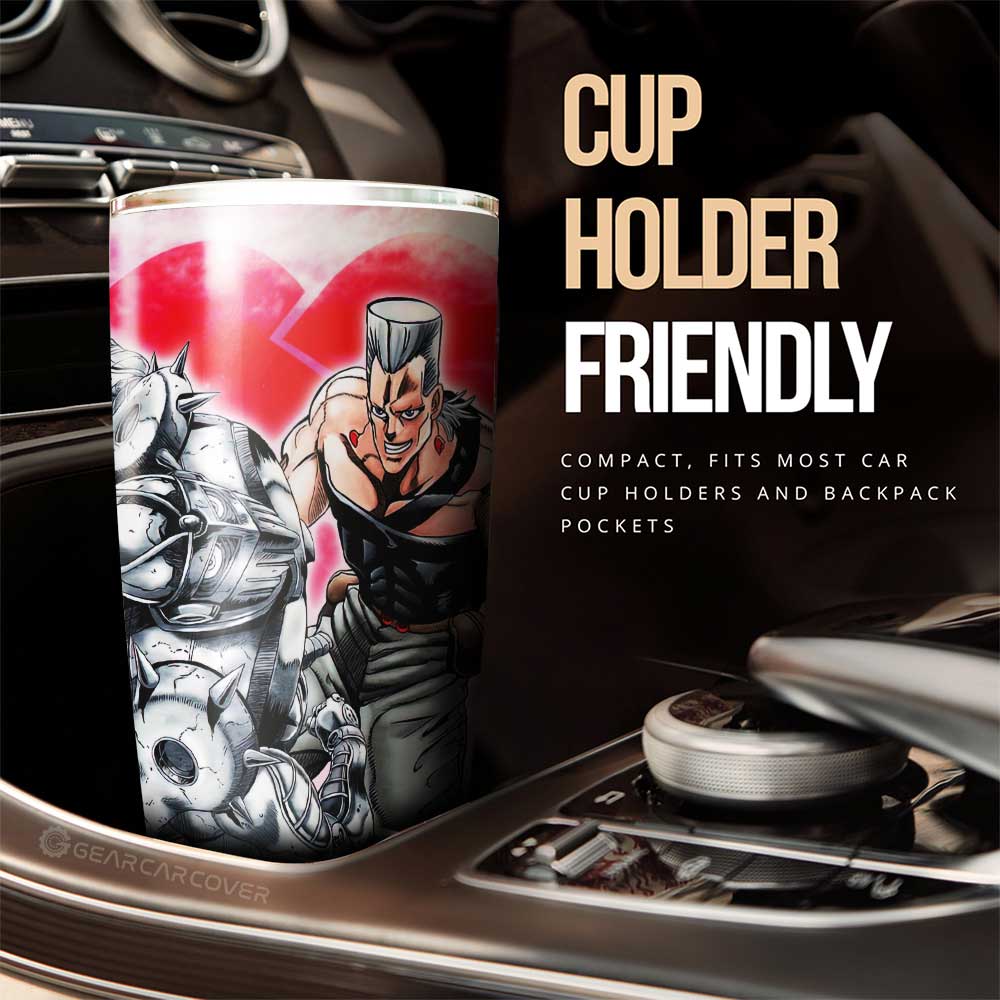 Jean Pierre Polnareff Tumbler Cup Custom Bizarre Adventures - Gearcarcover - 2