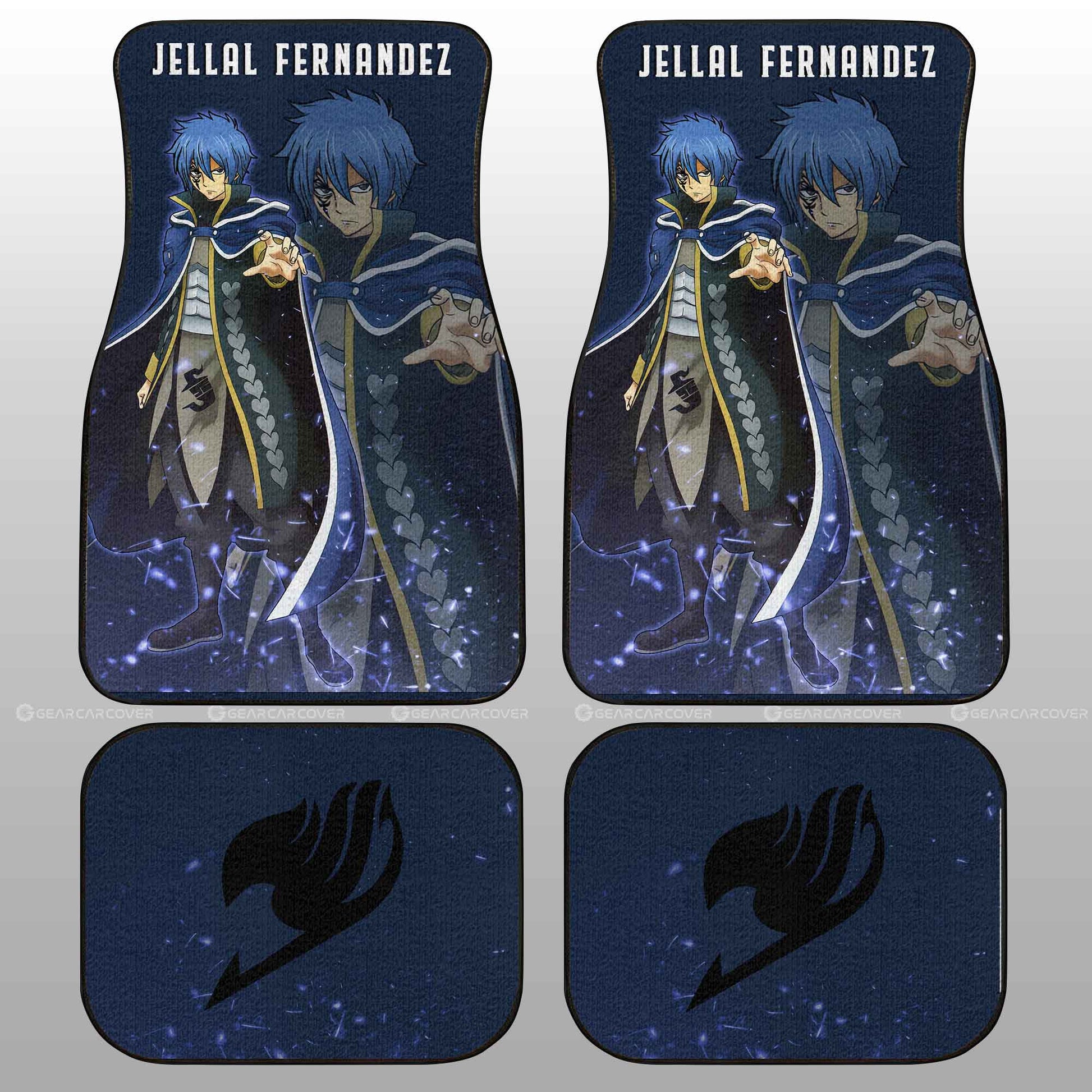 Jellal Fernandez Car Floor Mats Custom - Gearcarcover - 2