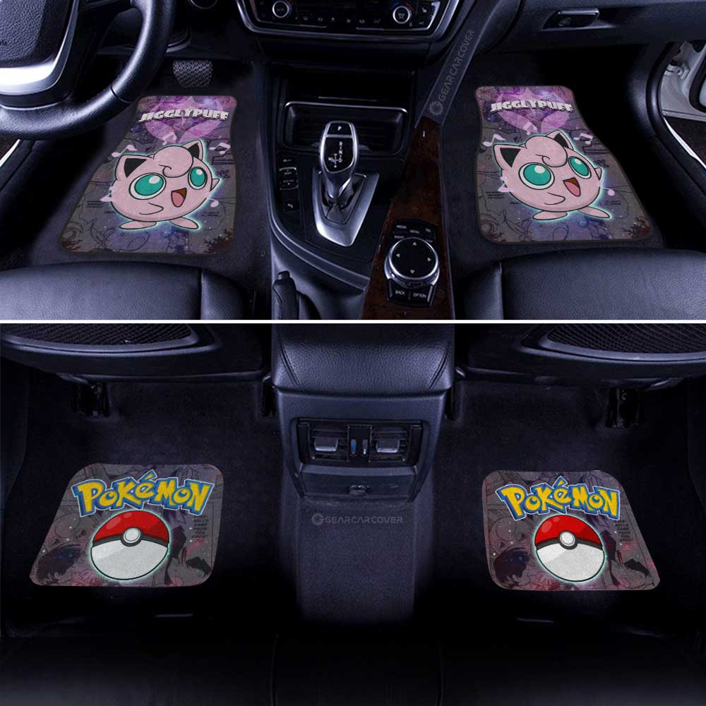 Jigglypuff Car Floor Mats Custom Anime Galaxy Manga Style - Gearcarcover - 3