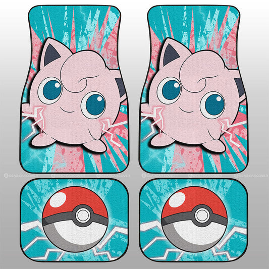 Jigglypuff Car Floor Mats Custom Car Interior Accessories - Gearcarcover - 1