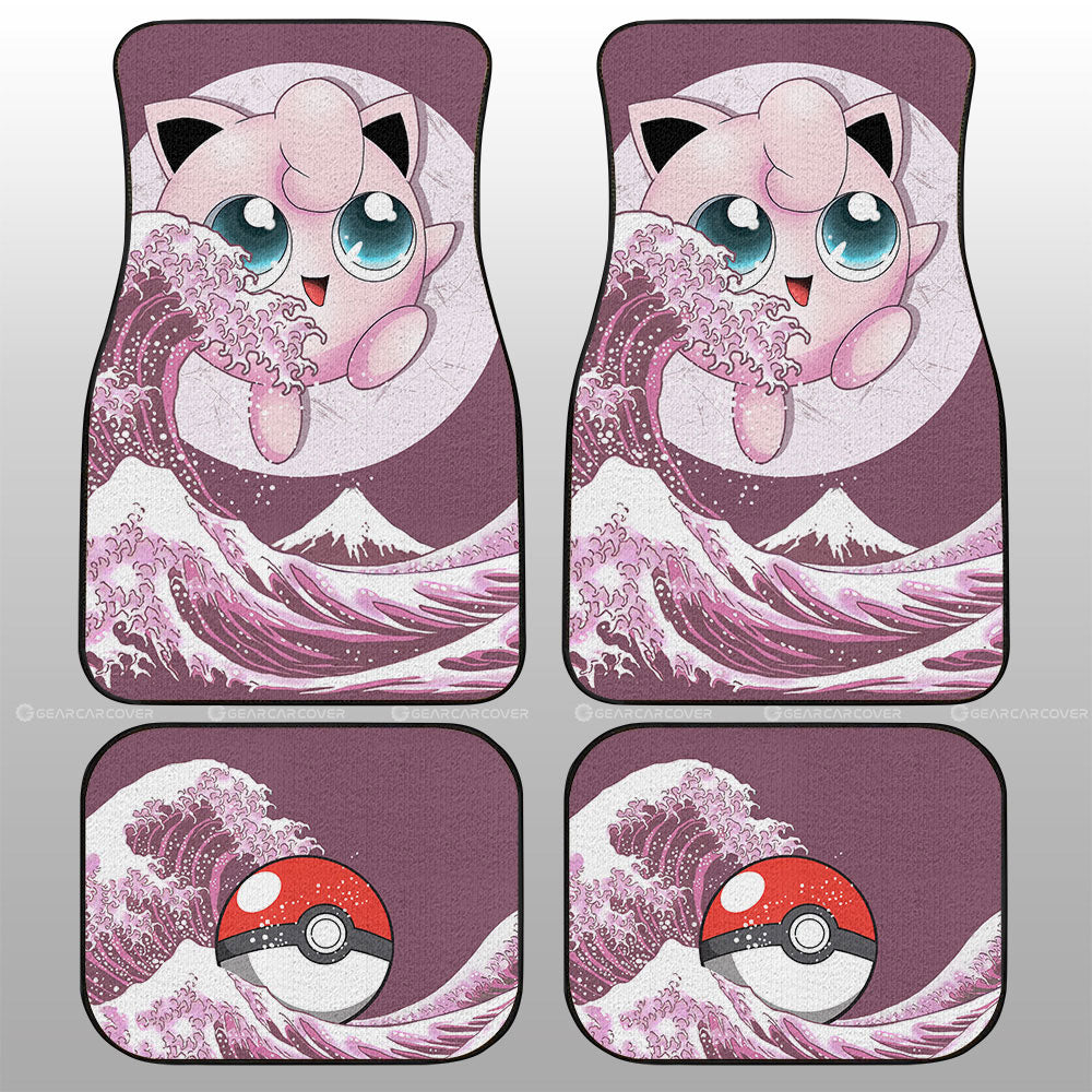 Jigglypuff Car Floor Mats Custom Pokemon Car Accessories - Gearcarcover - 1
