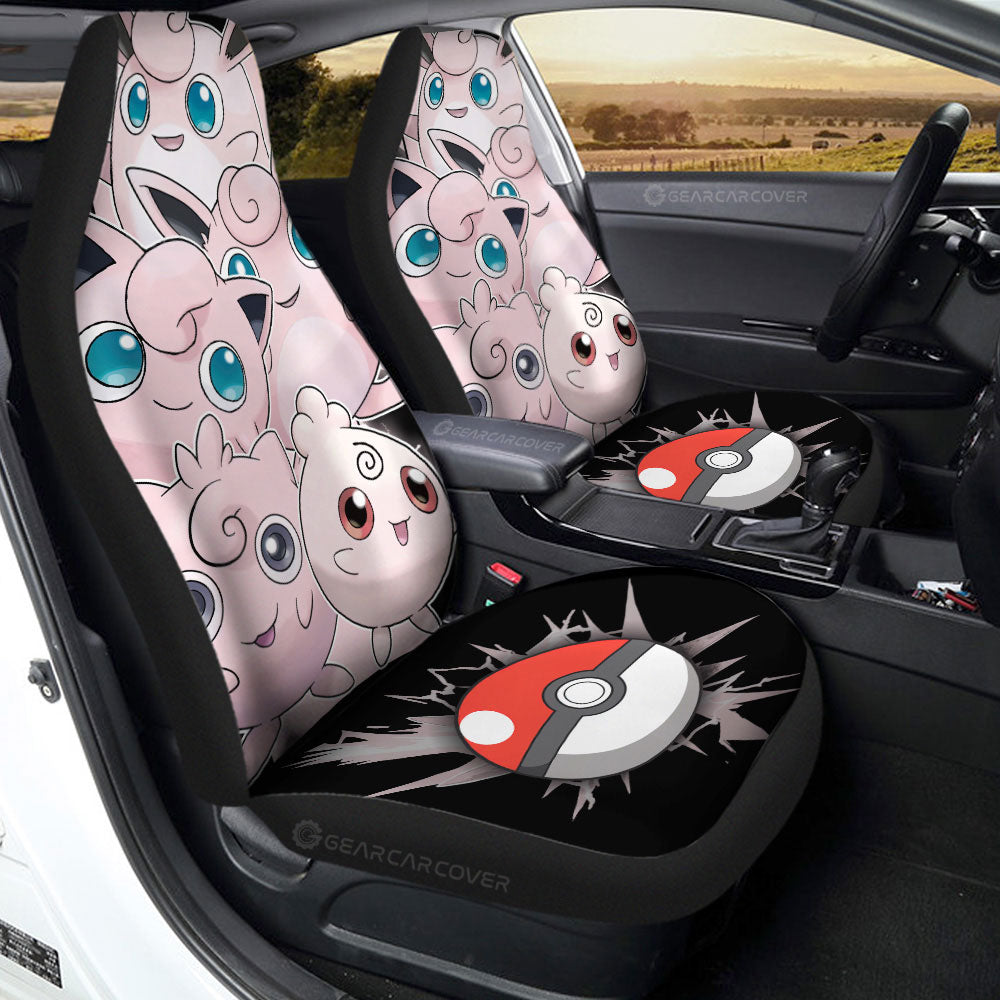 Jigglypuff Car Seat Covers Custom Car Accessories For Fans - Gearcarcover - 2