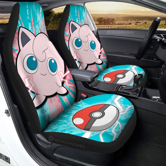 Jigglypuff Car Seat Covers Custom Car Accessories For Fans - Gearcarcover - 2