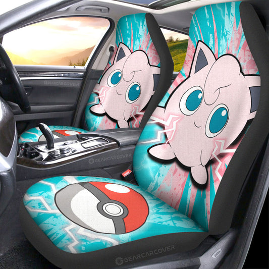 Jigglypuff Car Seat Covers Custom Car Accessories For Fans - Gearcarcover - 1
