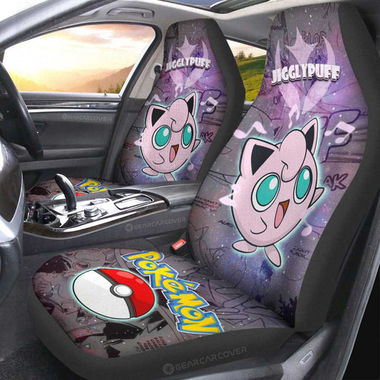 Jigglypuff Car Seat Covers Custom Galaxy Manga Style - Gearcarcover - 2