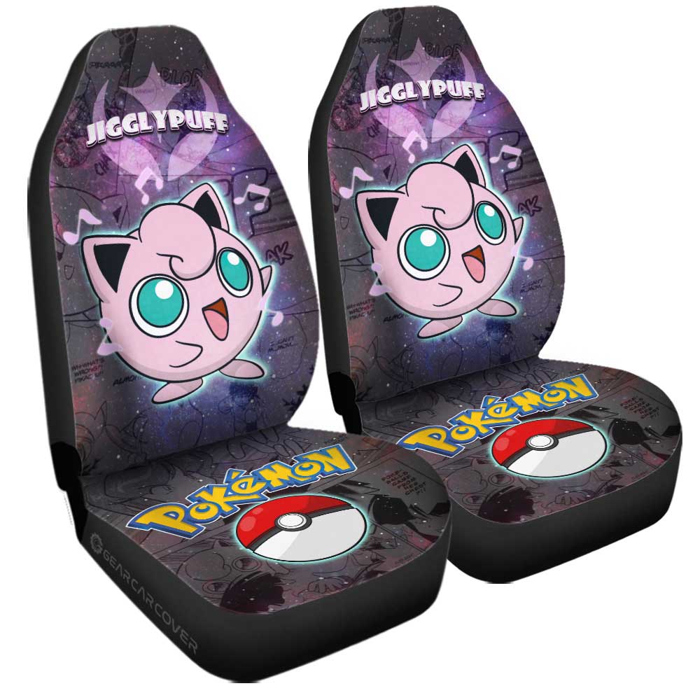 Jigglypuff Car Seat Covers Custom Galaxy Manga Style - Gearcarcover - 3