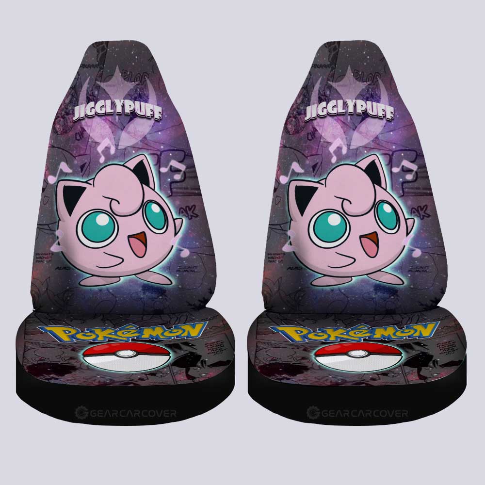 Jigglypuff Car Seat Covers Custom Galaxy Manga Style - Gearcarcover - 4