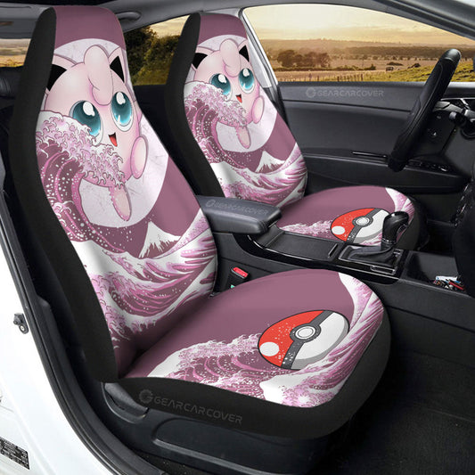 Jigglypuff Car Seat Covers Custom Pokemon Car Accessories - Gearcarcover - 2