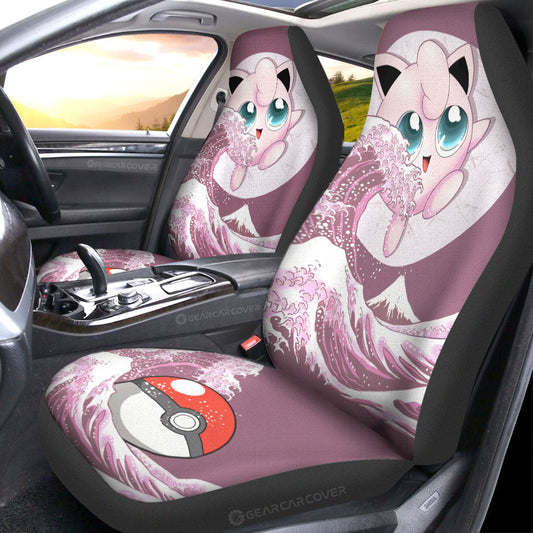 Jigglypuff Car Seat Covers Custom Pokemon Car Accessories - Gearcarcover - 1