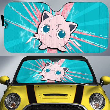 Jigglypuff Car Sunshade Custom Car Interior Accessories - Gearcarcover - 1